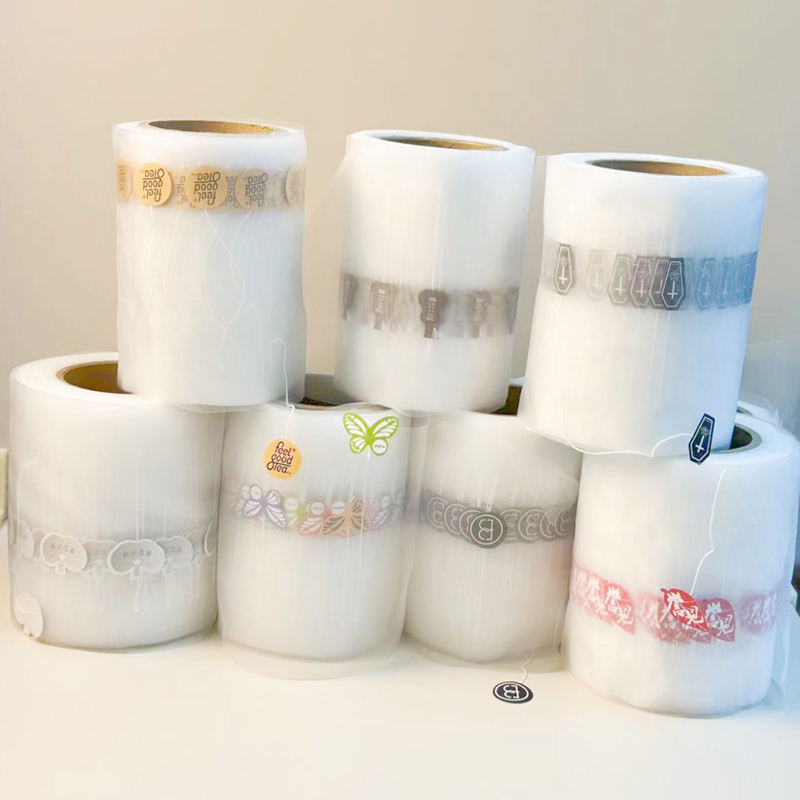 PLA corn fiber Tea bag roll with customized tag
